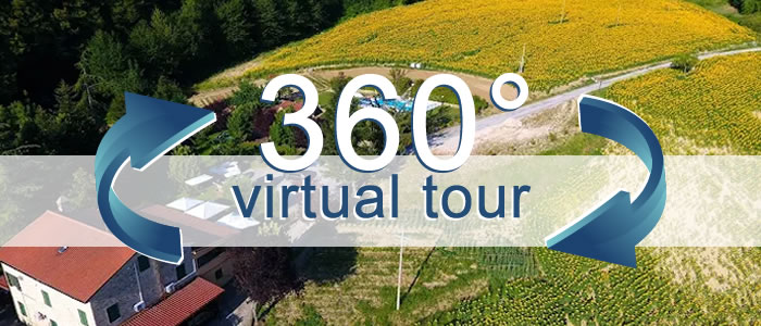 Click per visualizzare il Virtual Tour di Agriturismo Fonte di Sant' Andrea